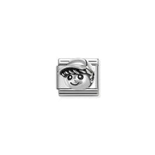 Load image into Gallery viewer, Composable Classic Link Boy In Oxidised Silver
