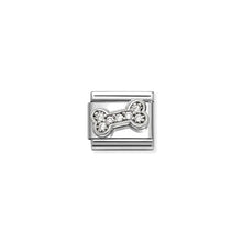 Load image into Gallery viewer, Composable Classic Link Bone In Silver And Stones
