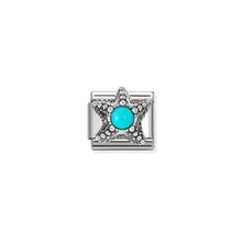 Load image into Gallery viewer, Composable Classic Link Silver Turquoise Starfish

