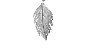 Silver Feather Pendant