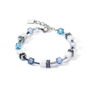 GeoCUBE® Iconic Nature Bracelet Blue White