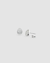 Load image into Gallery viewer, Coast Pebble Glisten Pavé Large Stud Earrings
