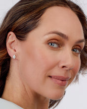 Load image into Gallery viewer, Coast Pebble Glisten Pavé Large Stud Earrings
