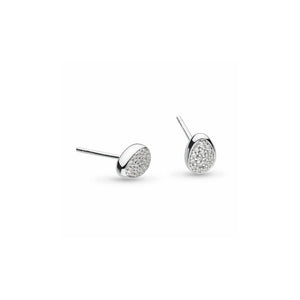 Coast Pebble Glisten Pavé Stud Earrings