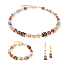 Load image into Gallery viewer, GeoCUBE® Precious Statement Necklace Golden Blush
