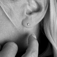 Load image into Gallery viewer, Céleste North Star Petite Stud Earrings
