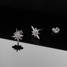 Load image into Gallery viewer, Céleste North Star Stud Earrings
