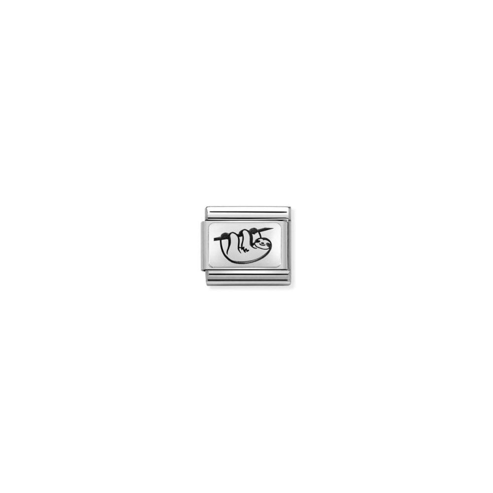 Composable Classic Link Sloth In Silver