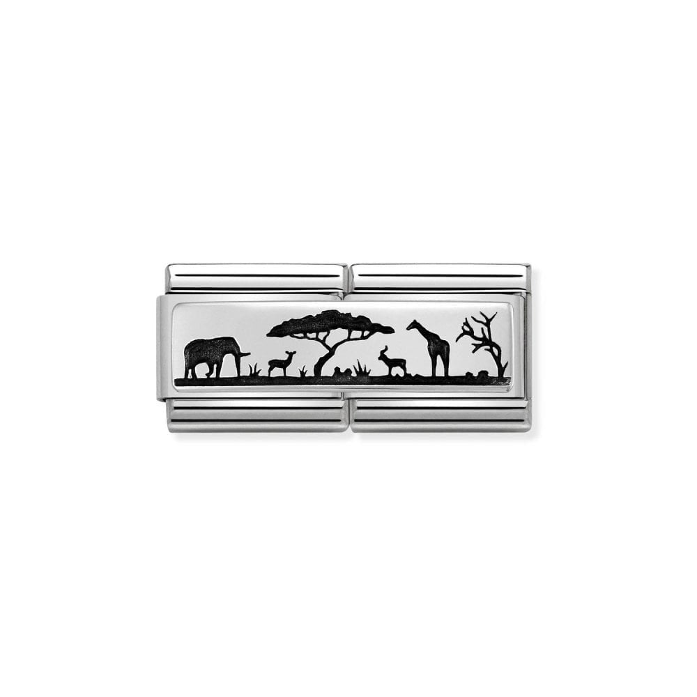 Composable Classic Double Skyline Savana Travel Charm