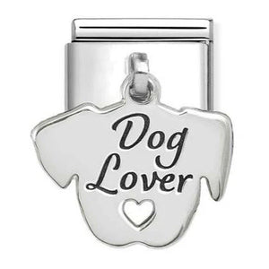 Composable Classic Link Silver Dog Lover Pendant