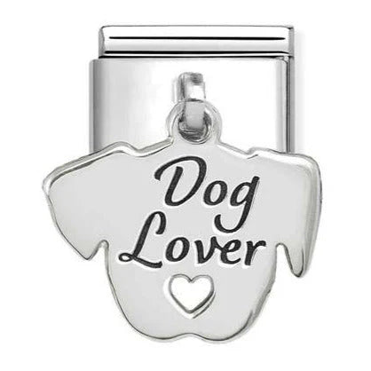 Composable Classic Link Silver Dog Lover Pendant