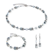 Load image into Gallery viewer, GeoCUBE® Necklace Platinum Colour
