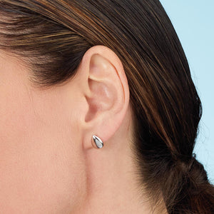 Coast Pebble Smooth Stud Earrings