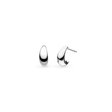 Load image into Gallery viewer, Coast Pebble Smooth Stud Hoop Earrings
