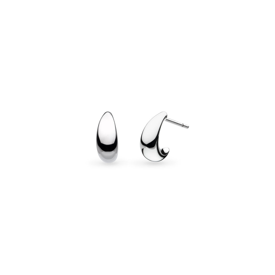 Coast Pebble Smooth Stud Hoop Earrings