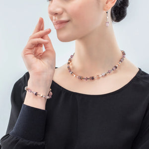 GEOCUBE® Iconic Monochrome Earrings Lilac