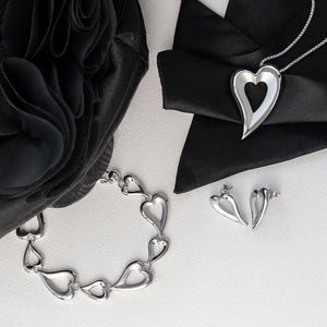 Desire Love Story Heart Grande Slider Necklace