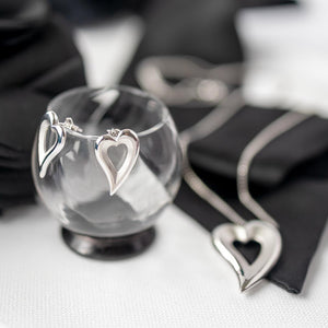 Desire Love Story Heart Grande Slider Necklace
