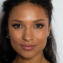 Load image into Gallery viewer, Love Silver Heart Hoop Earrings
