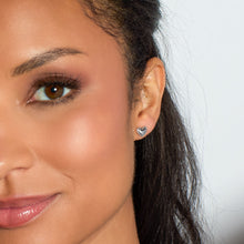 Load image into Gallery viewer, Love Silver Stud Earrings
