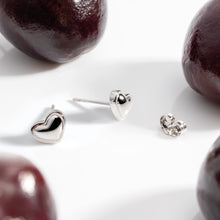 Load image into Gallery viewer, Love Silver Stud Earrings
