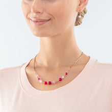 Load image into Gallery viewer, Candy Spheres Necklace Pink
