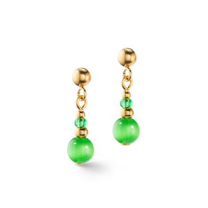 Candy Spheres Earrings Green