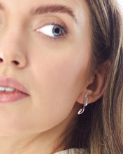 Load image into Gallery viewer, Serenity Curve Long Stud Earrings
