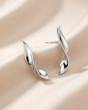 Load image into Gallery viewer, Serenity Curve Long Stud Earrings
