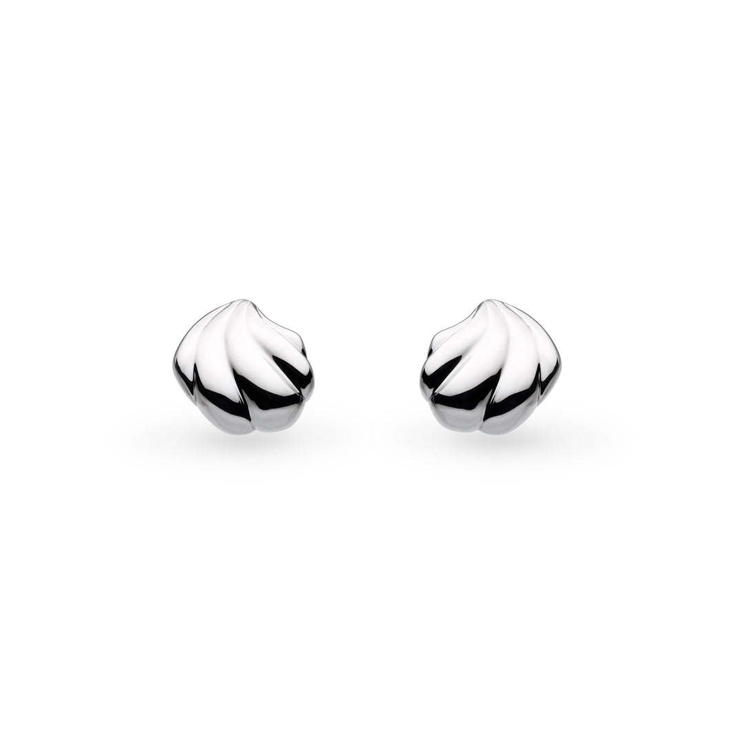 Océane Shell Echo Rounded Stud Earrings