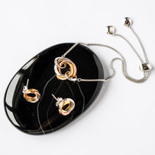 Load image into Gallery viewer, Bevel Trilogy Stud Earrings
