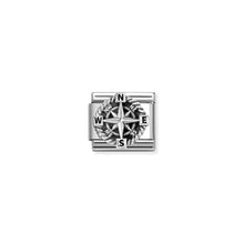 Load image into Gallery viewer, Composable Classic Link Silver Compass
