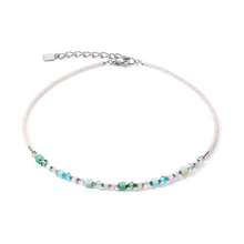 Load image into Gallery viewer, Princess Shape Mix Necklace Mint Green
