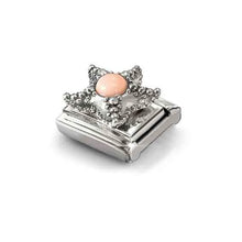 Load image into Gallery viewer, Composable Classic Link Silver Pink Coral Starfish
