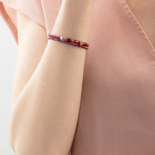 Load image into Gallery viewer, Joyful Colours Update Bracelet Silver-Red
