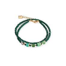 Load image into Gallery viewer, Joyful Colours Update Bracelet Gold-Green
