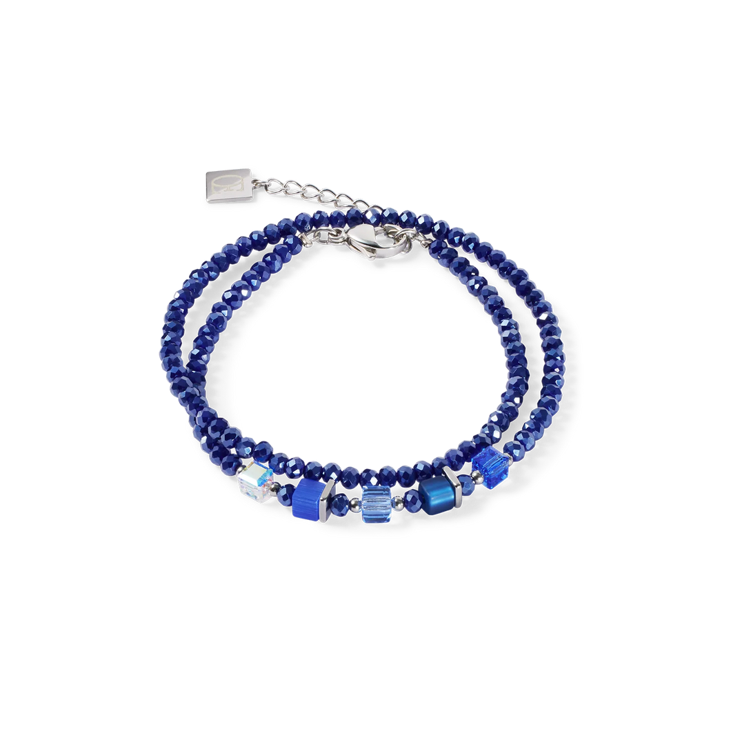 Joyful Colours Update Bracelet Silver-Blue