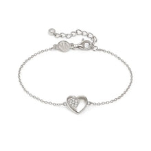 Load image into Gallery viewer, Petit Sparkle Bracelet - Heart Silver
