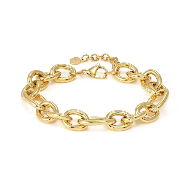 Ecclectica Bracelet - Chunky Chain Yellow PVD