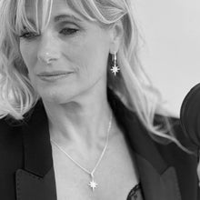 Load image into Gallery viewer, Céleste North Star Drop Earrings
