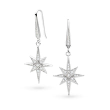 Load image into Gallery viewer, Céleste North Star Drop Earrings
