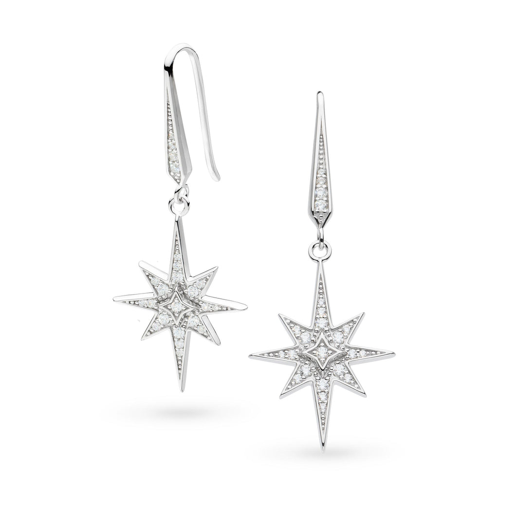 Céleste North Star Drop Earrings