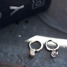 Load image into Gallery viewer, Revival Céleste Sun &amp; Crescent Moon Hoop Earrings
