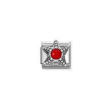 Load image into Gallery viewer, Composable Classic Link Silver Red Coral Starfish
