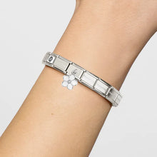 Load image into Gallery viewer, Composable Classic Link Flower White Pendant
