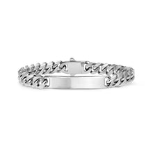 Load image into Gallery viewer, Bold Steel ID Bracelet 8mm Medium
