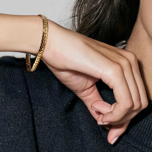 Ecclectica Bracelet - Flat Chain Yellow PVD