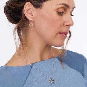 Alicia Golden Petite Drop Earrings