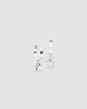 Load image into Gallery viewer, Rox Little Rock Star Hoop Drop Earrings
