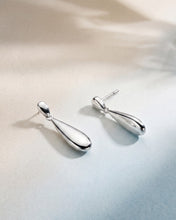 Load image into Gallery viewer, Coast Pebble Smooth Slim Stud Drop Earrings
